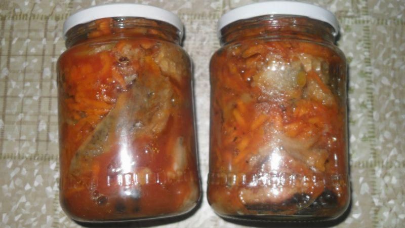 Рыбные консервы в томате с овощами. Рецепт